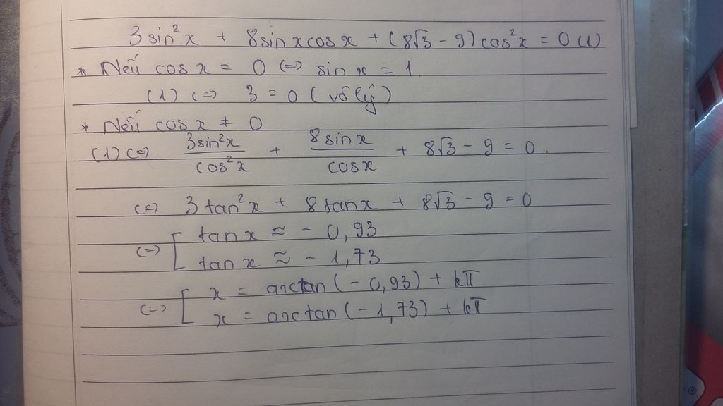 Làm sao để tính giá trị của 8sin(x)cos(x)?
