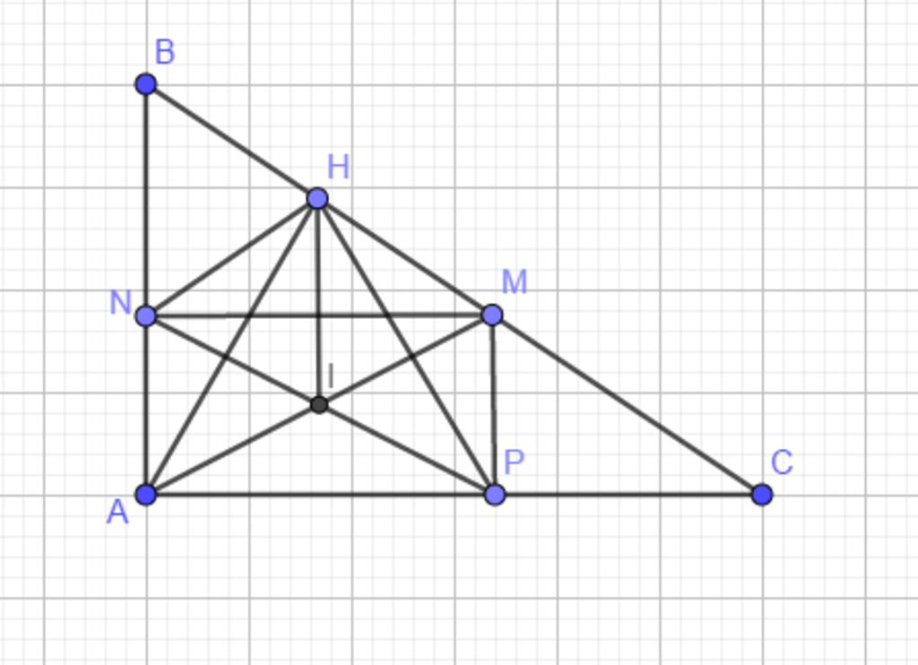 Có thể tính được diện tích của tam giác AMH chỉ với 2 giá trị độ dài BH và HC không? Nếu không, cần tính thêm những gì?