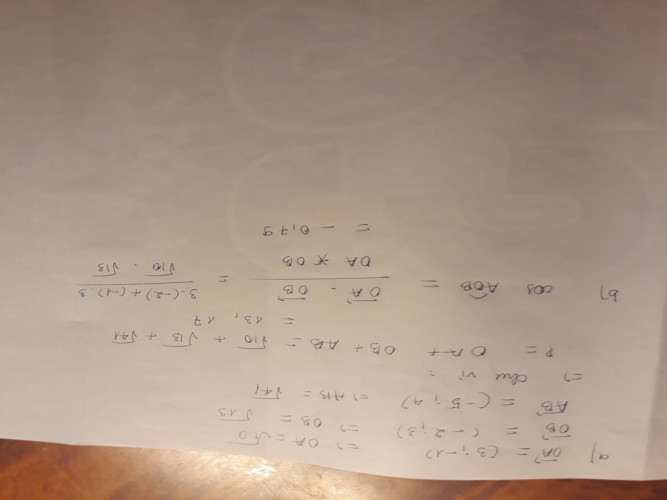 Trong Mặt Phẳng Toạ độ Oxy Cho 2 điểm A(3;-1), B(-2;3). A, Tìm Toạ độ ...