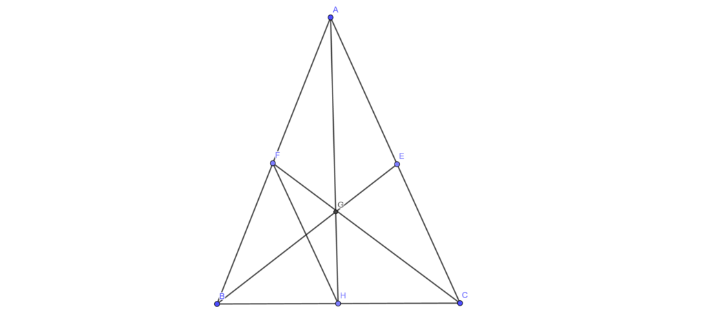 Tam giác ABC có gì đặc biệt khi cân tại A và có đường cao AH?
