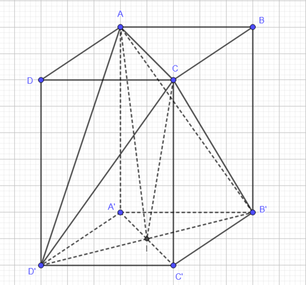 Bài toán tính thể tích của khối lăng trụ đứng ABCD với đáy là hình vuông và đường chéo AB\' của mặt bên ABB\'A\' có độ dài là bao nhiêu?