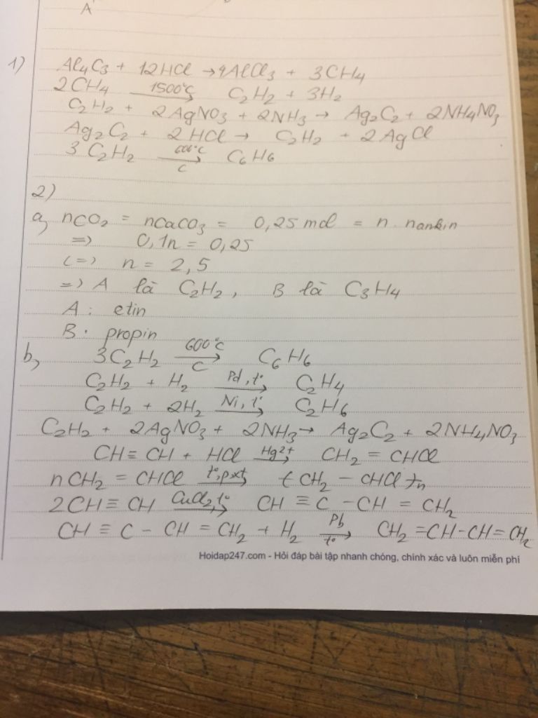 Điều kiện cân bằng phương trình hóa học cho quá trình etin ra benzen là gì?
