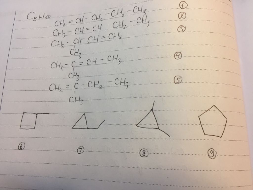 Viết Các Công Thức Cấu Tạo Có Thể Của: C3H4 C4H8 C5H10 Câu Hỏi 567449 -  Hoidap247.Com