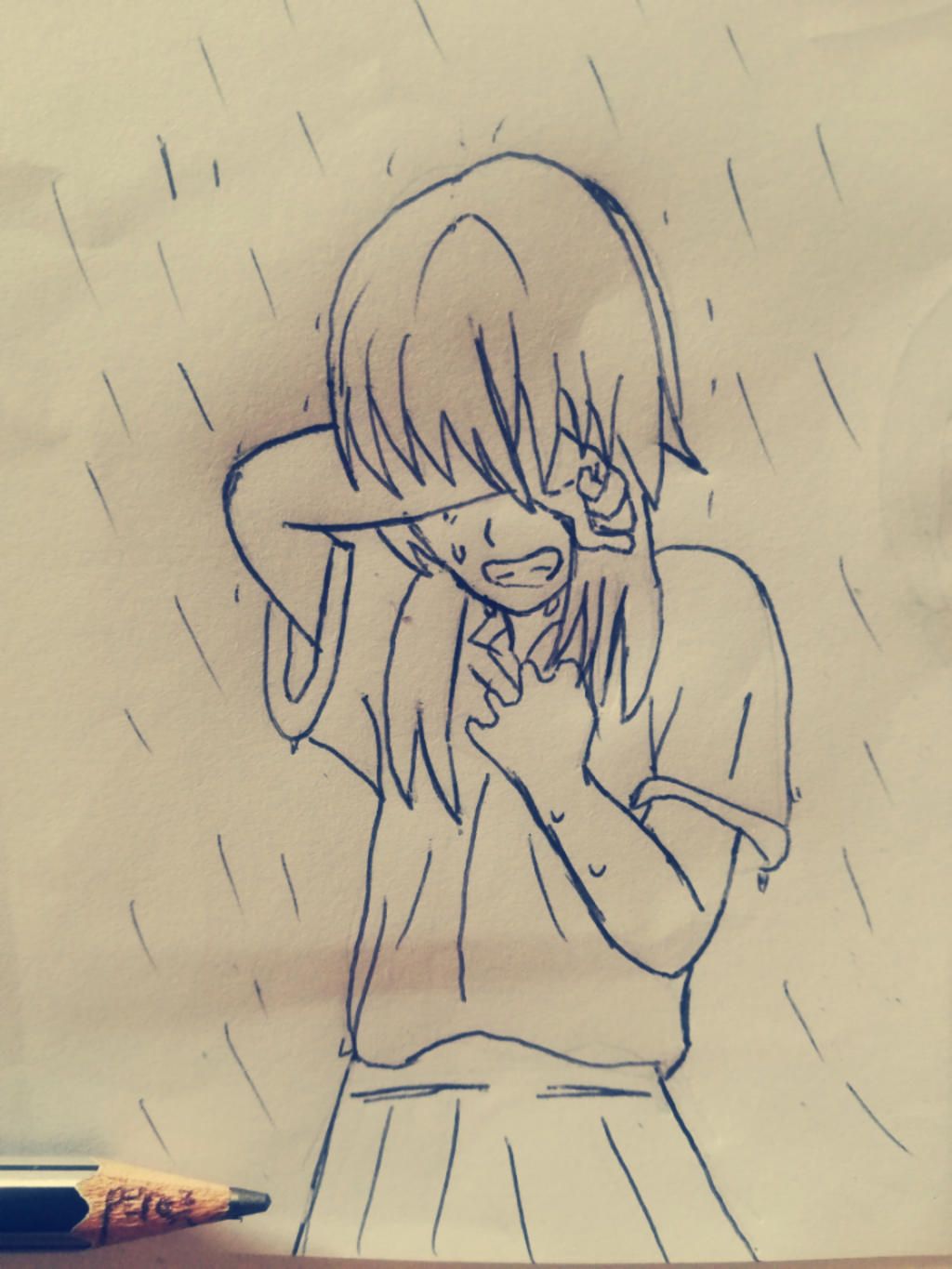 Vậy là mọi người đang tiếp tục đồng hành với tác giả để vẽ cô gái đang khóc dưới mưa. Bức tranh này có thể là mang những thông điệp cảm động và dễ hiểu. Hãy cùng xem và cảm nhận những cảm xúc trong bức tranh này.