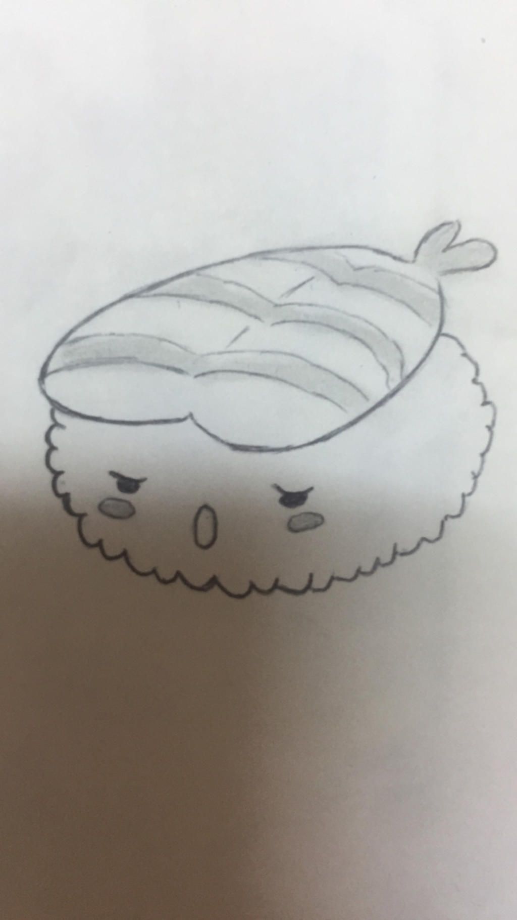 Sushi Vẽ Sticker đồ ăn Cute  UMA