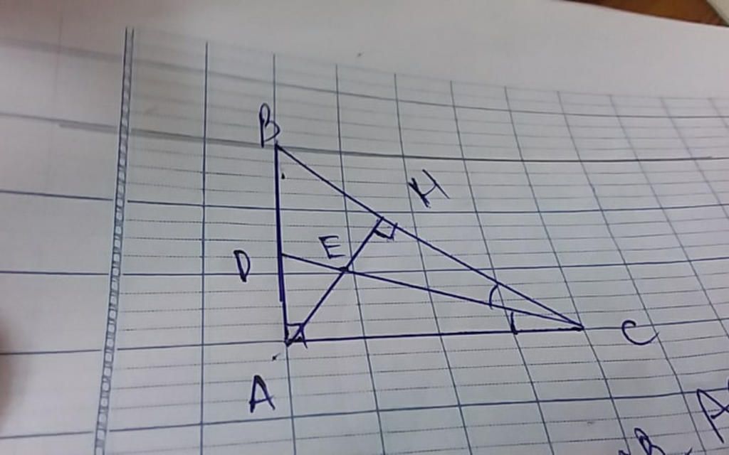 Cho tam giác ABC vuông tại A có AB = 6cm, AC = 8cm. Kẻ đường cao ...