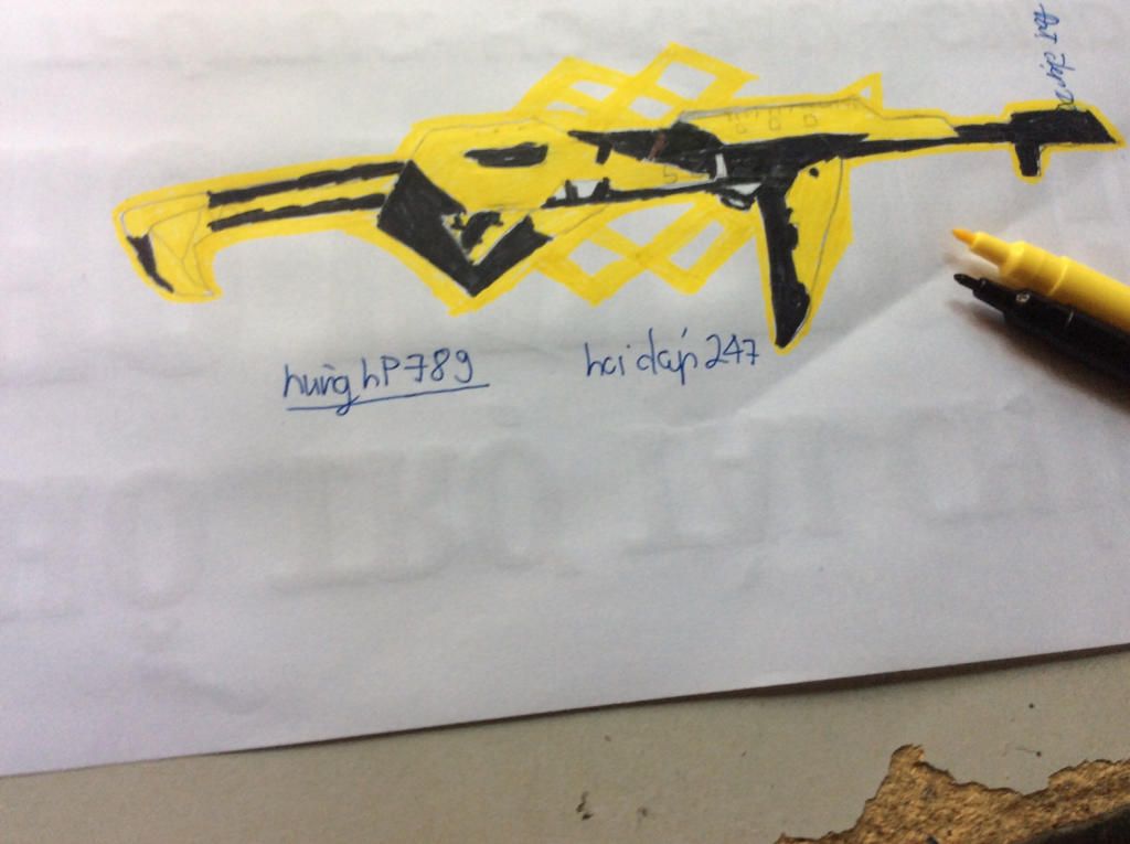 Vẽ cho mình một bức về khẩu súng mp40 bích vàng trong free fire nhé Ai  nhanh sẽ được 1 cảm ơn và vote 5 sao nhé