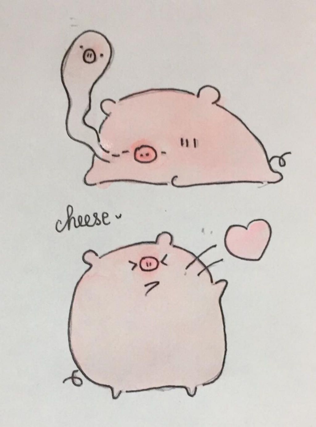 Cách vẽ con lợn đáng yêu và dễ dàng nhất  YeuTreNet