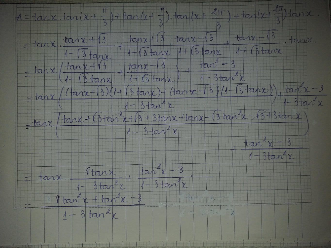 Tanx Tan X Pi 3 Tanx Tan X Pi 3