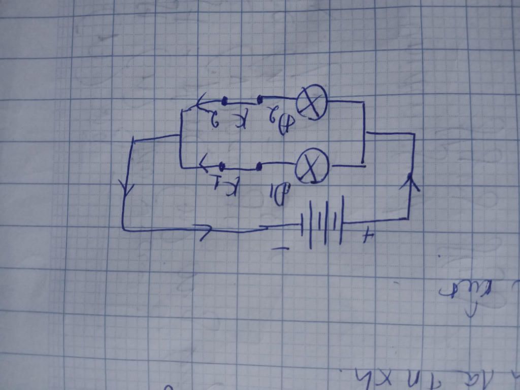 vẽ sơ đồ mạch điện gồm nguồn điện 3 pin ,dây dẫn 2 bóng đèn mắc ...