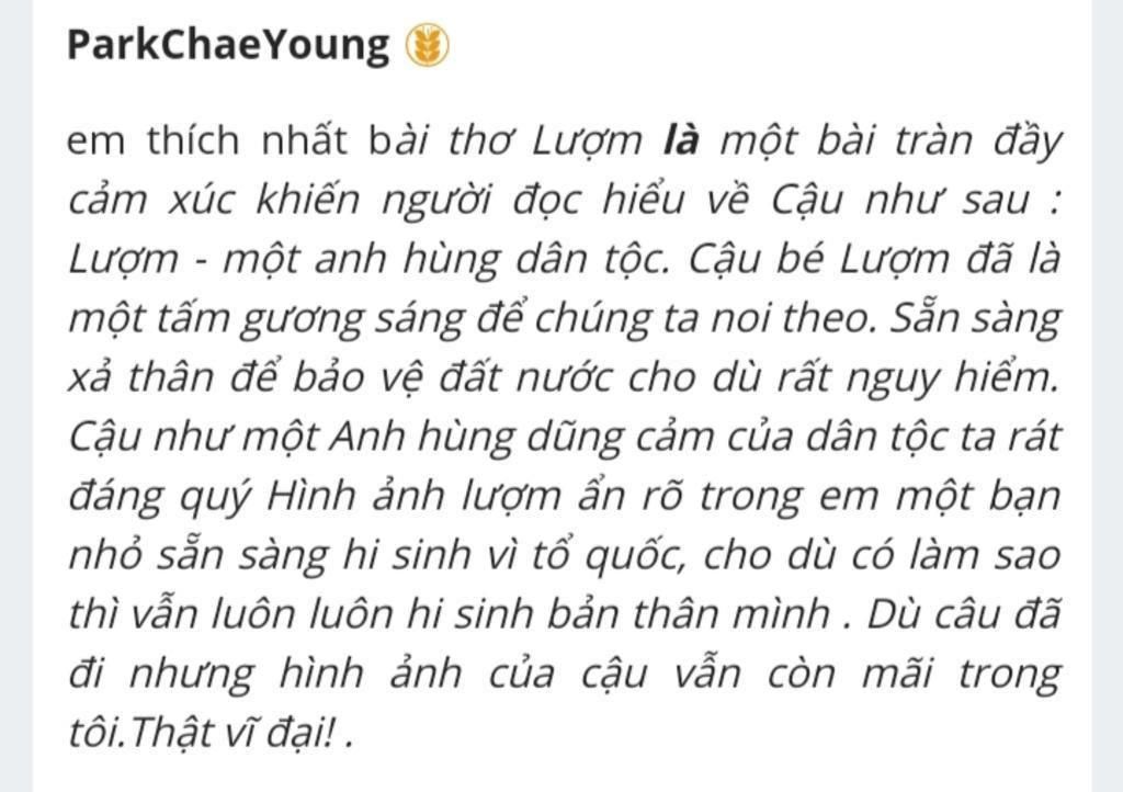 Viết 1 Đoạn Văn Về 2 Khổ Thơ Cuối Trong Bài Lượm Câu Hỏi 947922 -  Hoidap247.Com