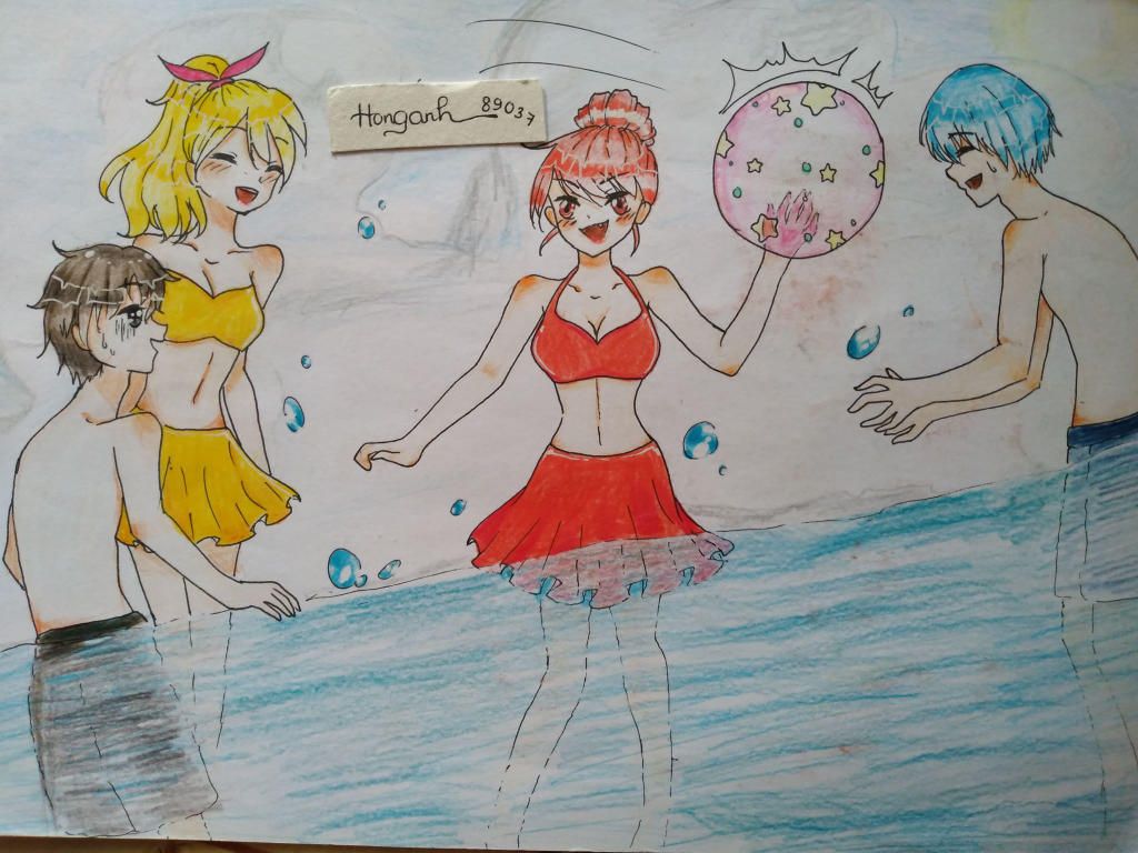 Vẽ anime mặc bikini bãi biển nha ! câu hỏi 948483 - hoidap247.com