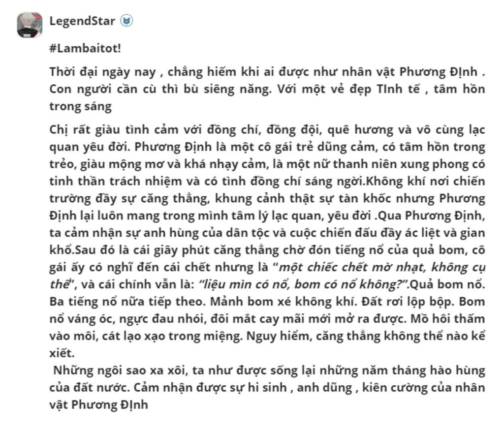 Viết Bài Văn Nghị Luận Nêu Suy Nghĩ Về Nhân Vật Phương Định Trong Truyện  Ngắn Những Ngôi Sao Xa Xôi Của Lê Minh Khuê Câu Hỏi 752477 - Hoidap247.Com