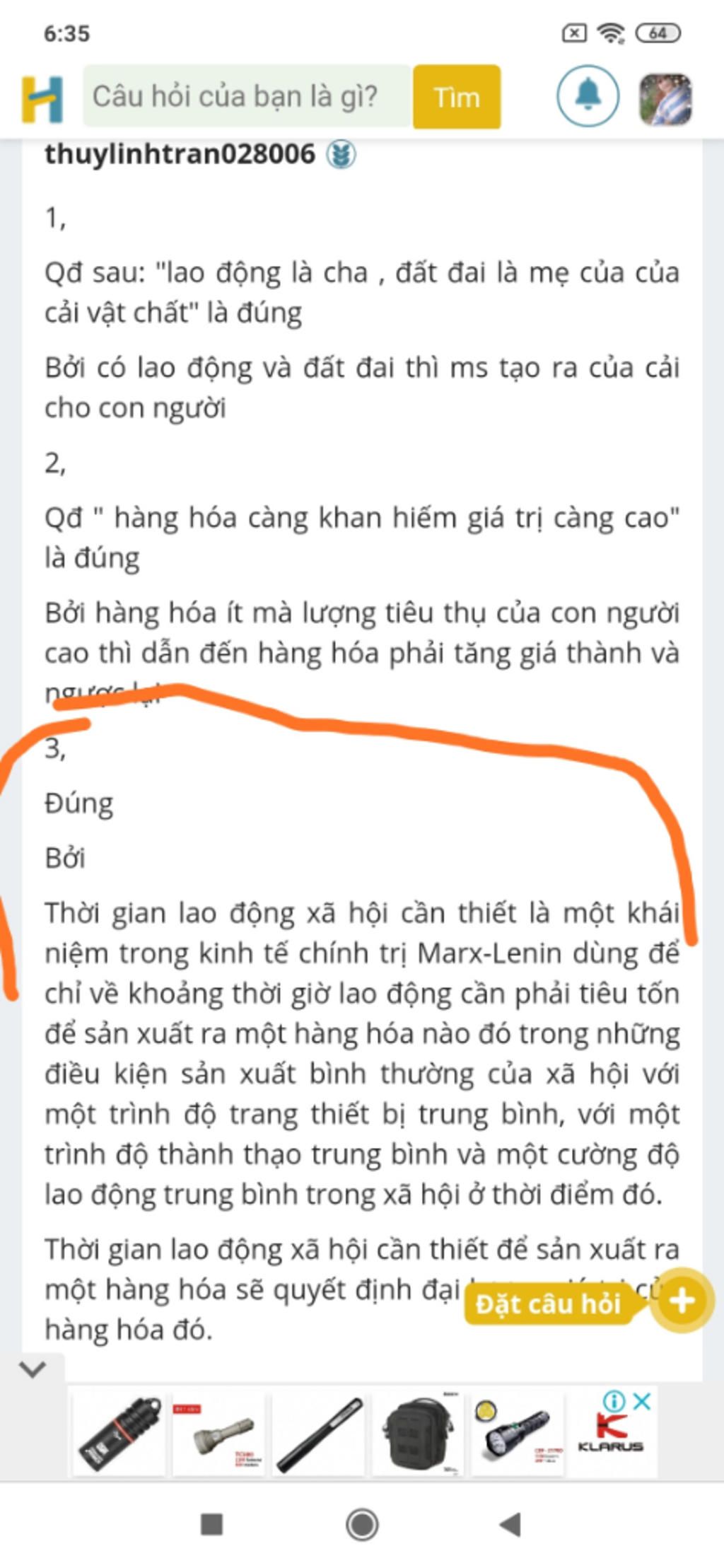 Thời Gian Lao động Cần Thiết La Một đơn Vị Cố định đung Hay Sai Vi Sao Cau Hỏi Hoidap247 Com