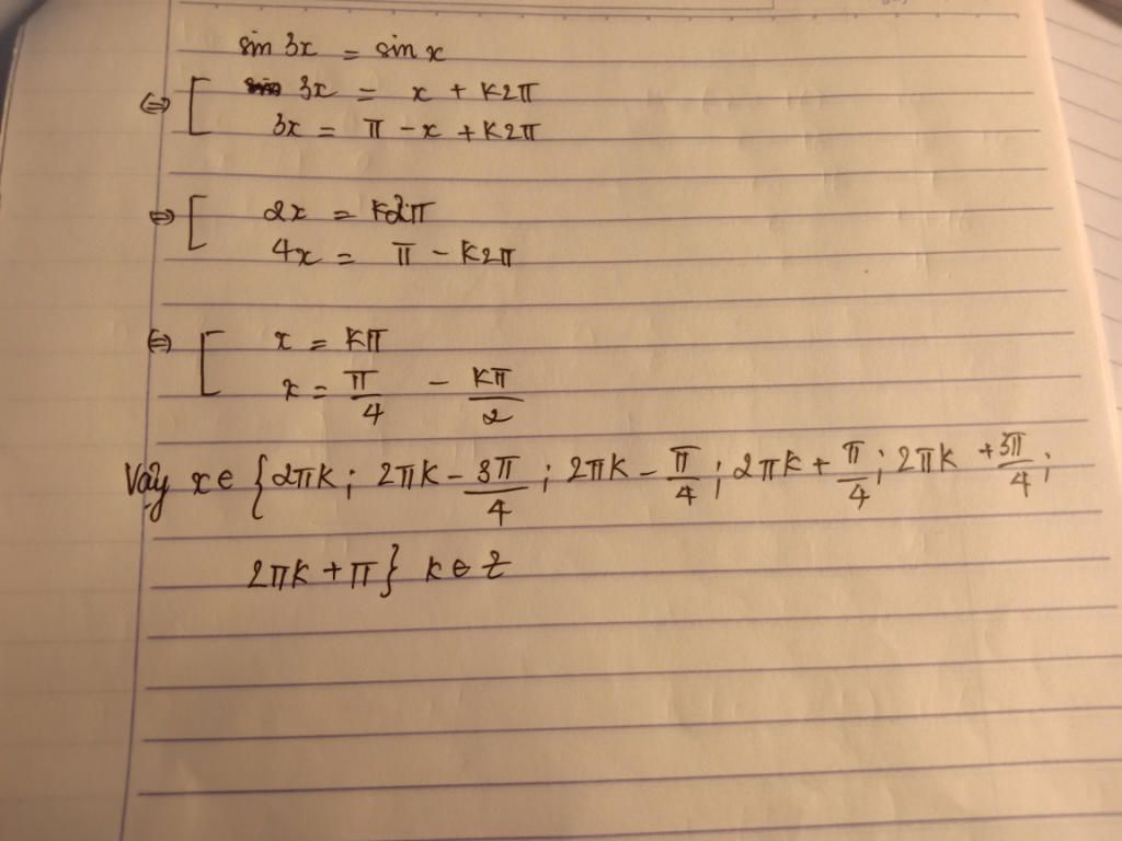 Cách tính toán giá trị của sin 3x và sin x là gì?
