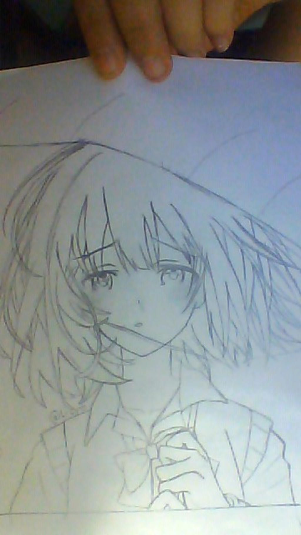 Tự tay vẽ Vẽ tranh anime nữ buồn và cảm xúc