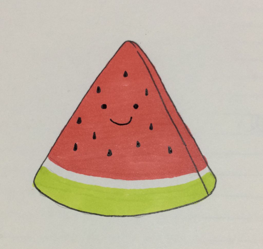 Cách vẽ và tô màu quả dưa hấudạy bé vẽ quả dưa hấuHow to Draw And Color  Watermelon  YouTube