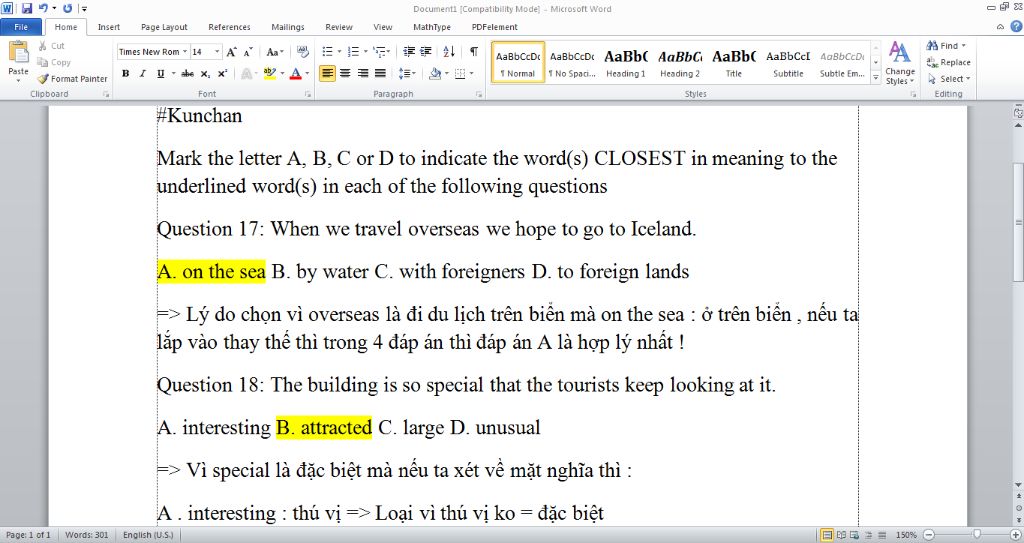 Mark The Letter A, B, C Or D To Indicate The Word(s) CLOSEST In Meaning ...