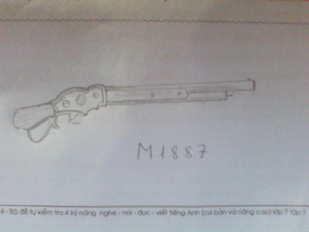 Vẽ M1887 Trong Free Fire Nha.Thanks Câu Hỏi 1064472 - Hoidap247.Com