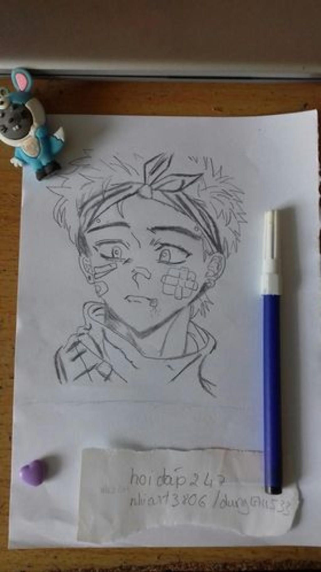 Vẽ anime nam ! bad boy trên giấy A4 nhoa ! câu hỏi 1071719 ...