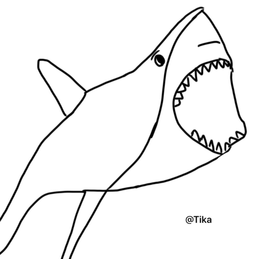 Tổng Hợp 362+ Vẽ Cá Mập Megalodon Siêu Đỉnh - Tin Học Vui