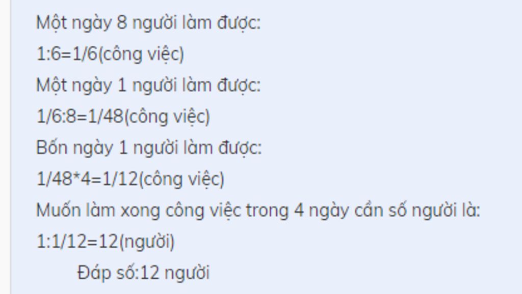 Biết 8 Người Làm Xong Công Việc Trong 6 Ngày: Bí Quyết Để Tối Ưu Hóa Năng Suất