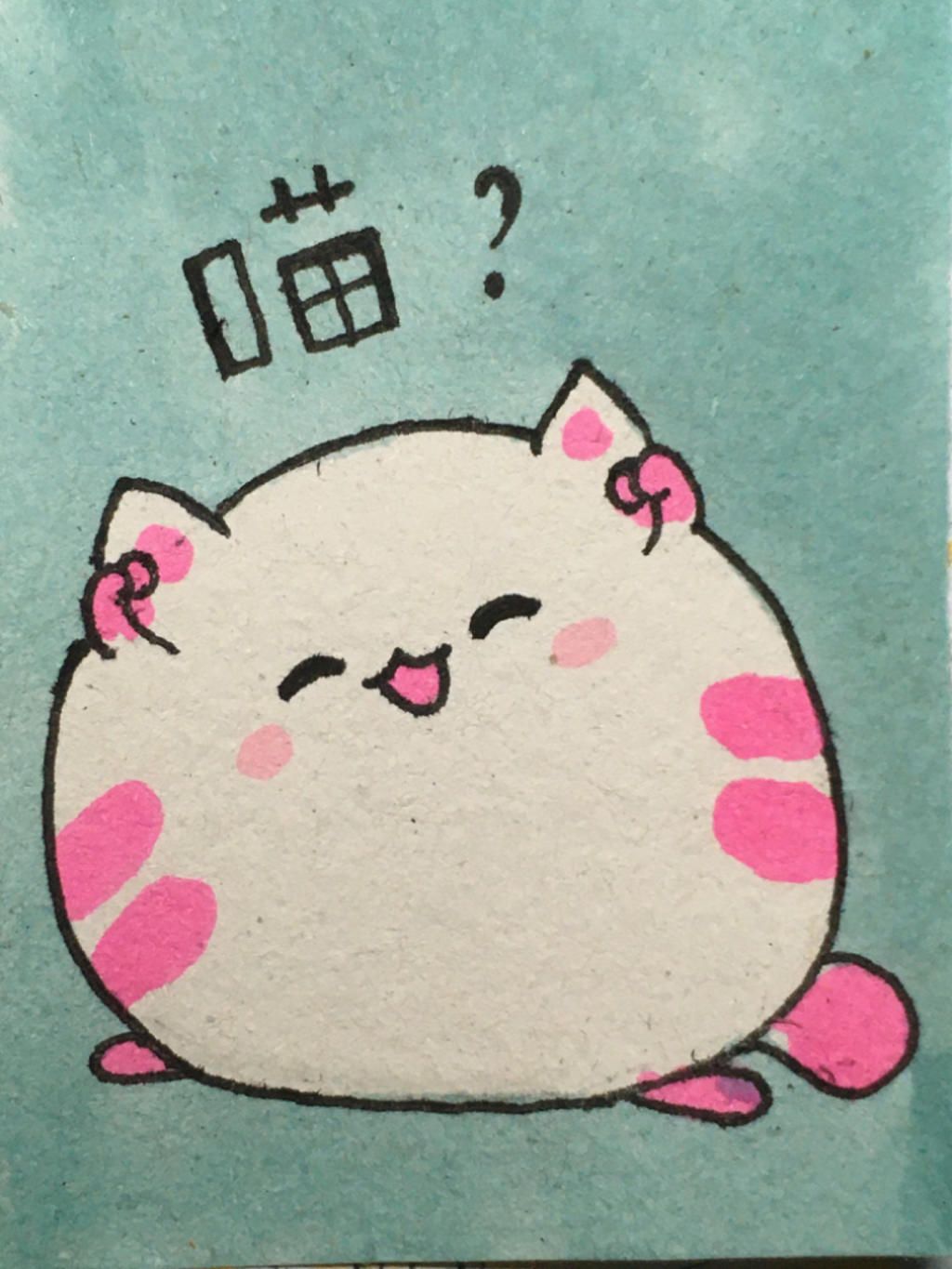 Vẽ mèo ú cute có màu. câu hỏi 1361509 - hoidap247.com
