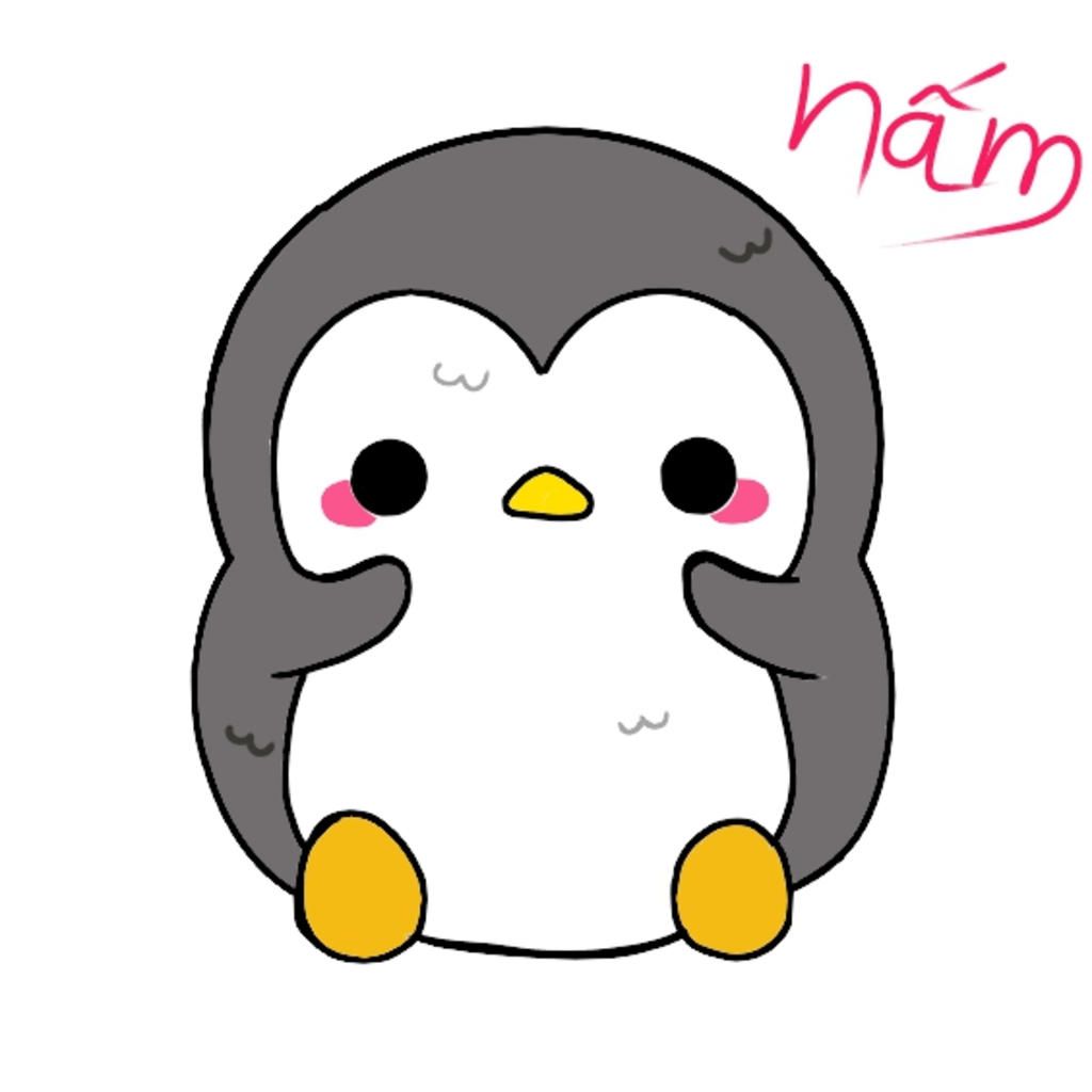Vẽ 1 chú chim cánh cụt cute digi ko tradi câu hỏi 1602913 
