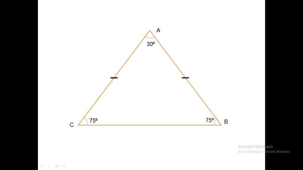 Vẽ một tam giác cân có góc ở đỉnh 30° câu hỏi 1667989 - hoidap247.com