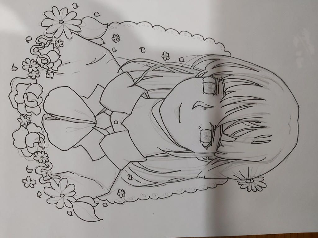 Hướng dẫn vẽ chân dung anime nữ bằng bút chì cho người mới bắt đầu