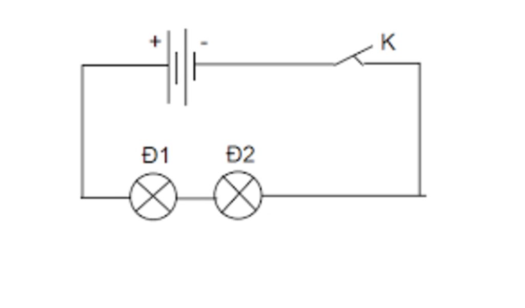 Câu 1: một mạch điện gồm 1 pin ,2 bóng đèn mắc nối tiếp ,1 công ...