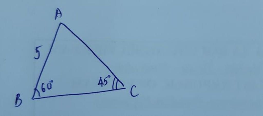 Giải cho tam giác abc có góc b bằng 45 độ và các phương pháp áp dụng