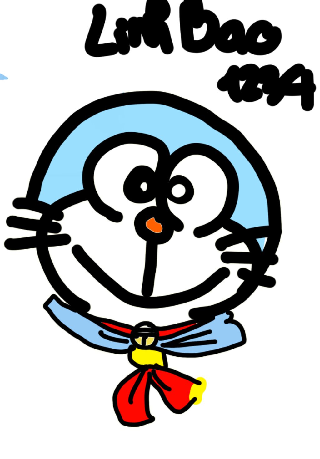 vẽ Doraemon cute ! full màu vẽ đẹp nha! câu hỏi 1956588 ...