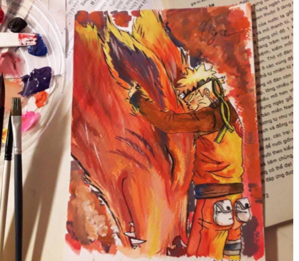 Vẽ Naruto 3d: \