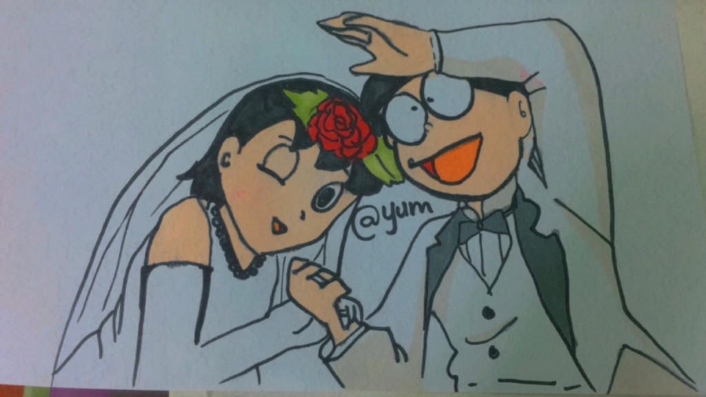 Vẽ Nobita Và Shizuka 😍😍 Đám Cưới Câu Hỏi 2013675 - Hoidap247.Com