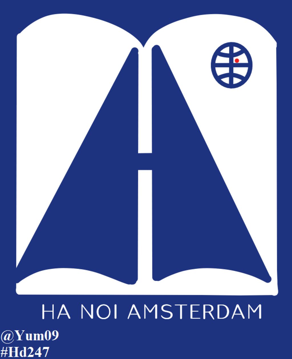 Vẽ cho mình logo trường THPT Chuyên Amsterdam :)) Ko vi phạm luật ...