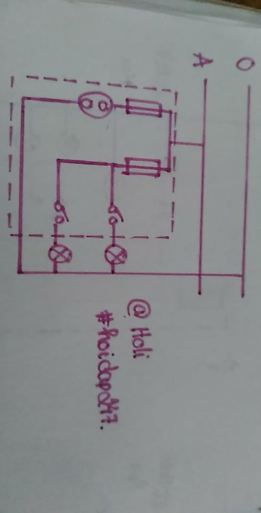 Vẽ sơ đồ nguyên lí , sơ đồ lắp đặt mạch điện gồm 2 cầu chì , 2 ...