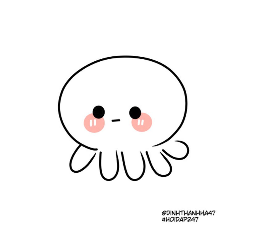 Top với hơn 178 vẽ con bạch tuộc đơn giản hay nhất - Tin Học Vui