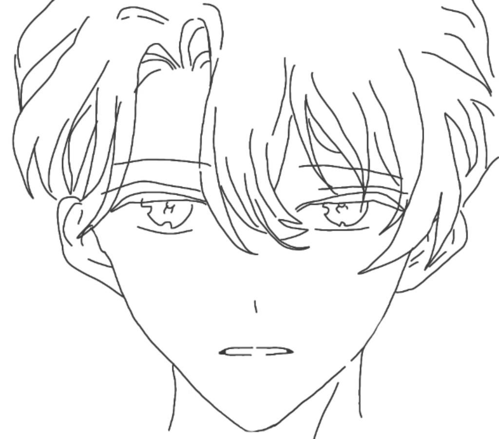 Cách vẽ mắt Anime nhân vật Nam đơn giản nhất