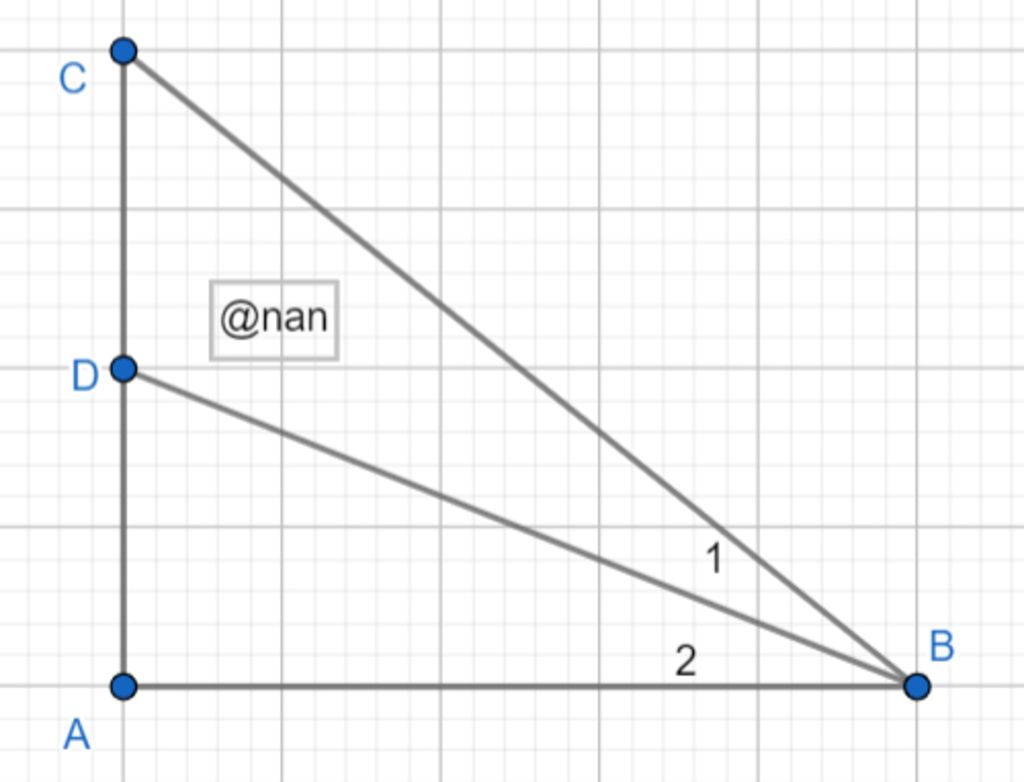 Trong tam giác ABC vuông tại A, góc BAC bằng bao nhiêu độ?
