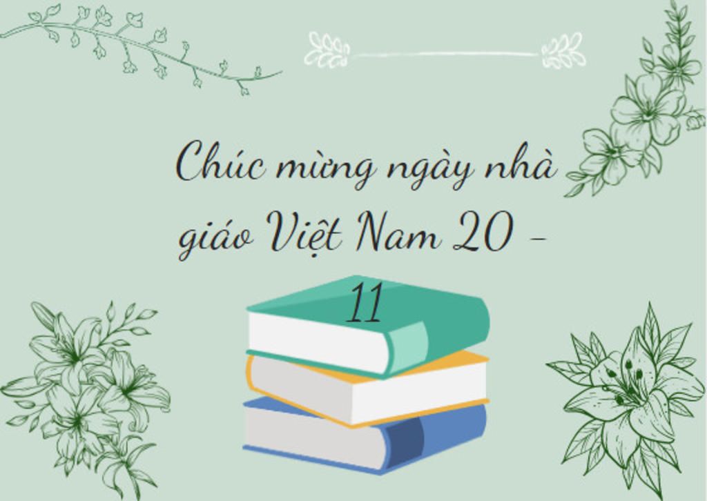 thiệp 20/11 canva