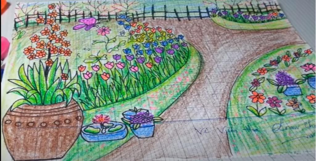 Nếu bạn yêu thích thiên nhiên và nghệ thuật, vẽ một vườn hoa sẽ là một trải nghiệm tuyệt vời. Hãy tưởng tượng chiếc bút chì và màu sắc cùng tạo nên những đóa hoa tuyệt đẹp trên tờ giấy trống. Bạn có thể thực hiện điều đó một cách dễ dàng tại nhà.
