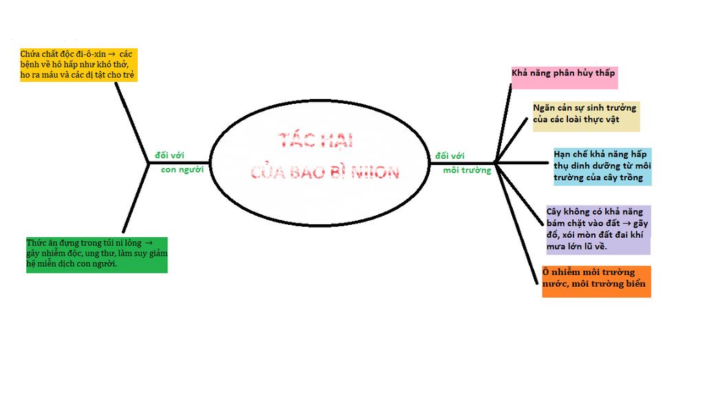 Vẽ sơ đồ tư duy về tác hại của báo bị nilon câu hỏi 3133190 ...