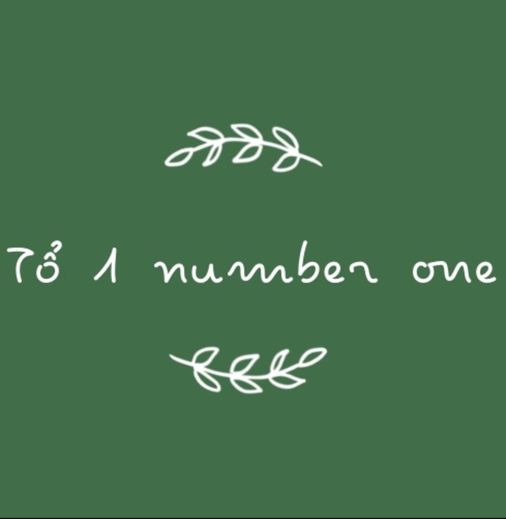 Thiết kế cho mình một cái avatar cho tổ 1 kèm dòng chữ Tổ 1 number one  nhéMuốn viết chữ theo dạng nào cx được ko cầu kì  câu hỏi 2470232