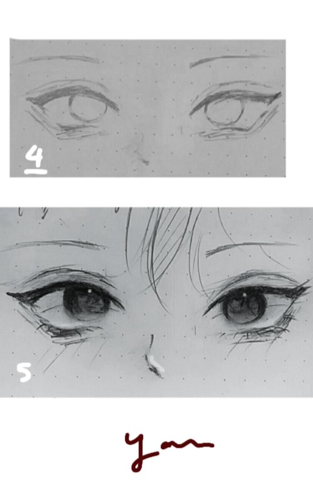 Chỉ Mình Cách Vẽ Mắt Anime Kiểu Này Nhé, Hoặc Na Ná Như Này Có Bọng Mắt Nha  :3 Câu Hỏi 3274425 - Hoidap247.Com