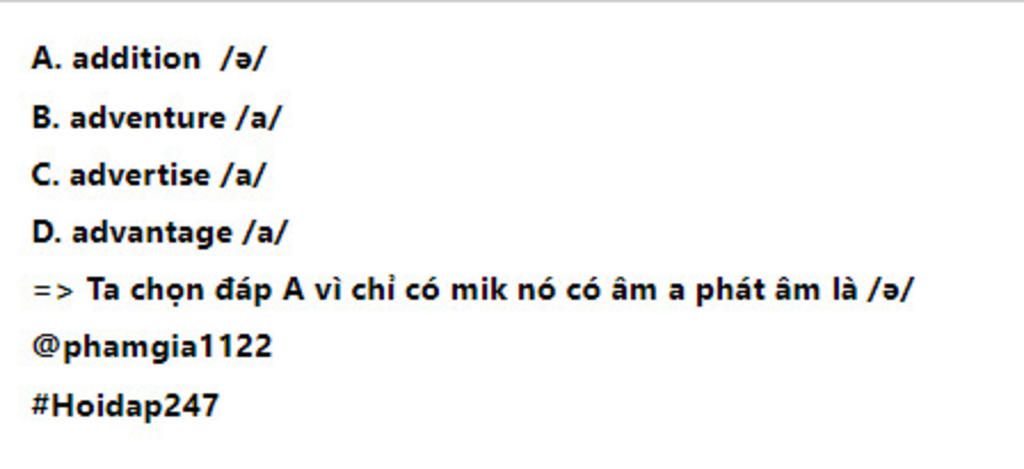 de-chon-1-tu-co-cach-phat-am-khac-gach-chan-chu-a-nha-a-a-ddition-b-a-dventure-c-a-dv