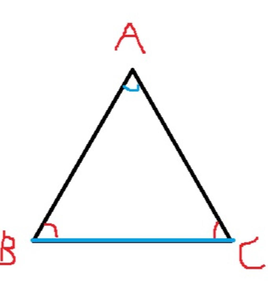 Tam giác cân có mặt trong những hình học nào khác?