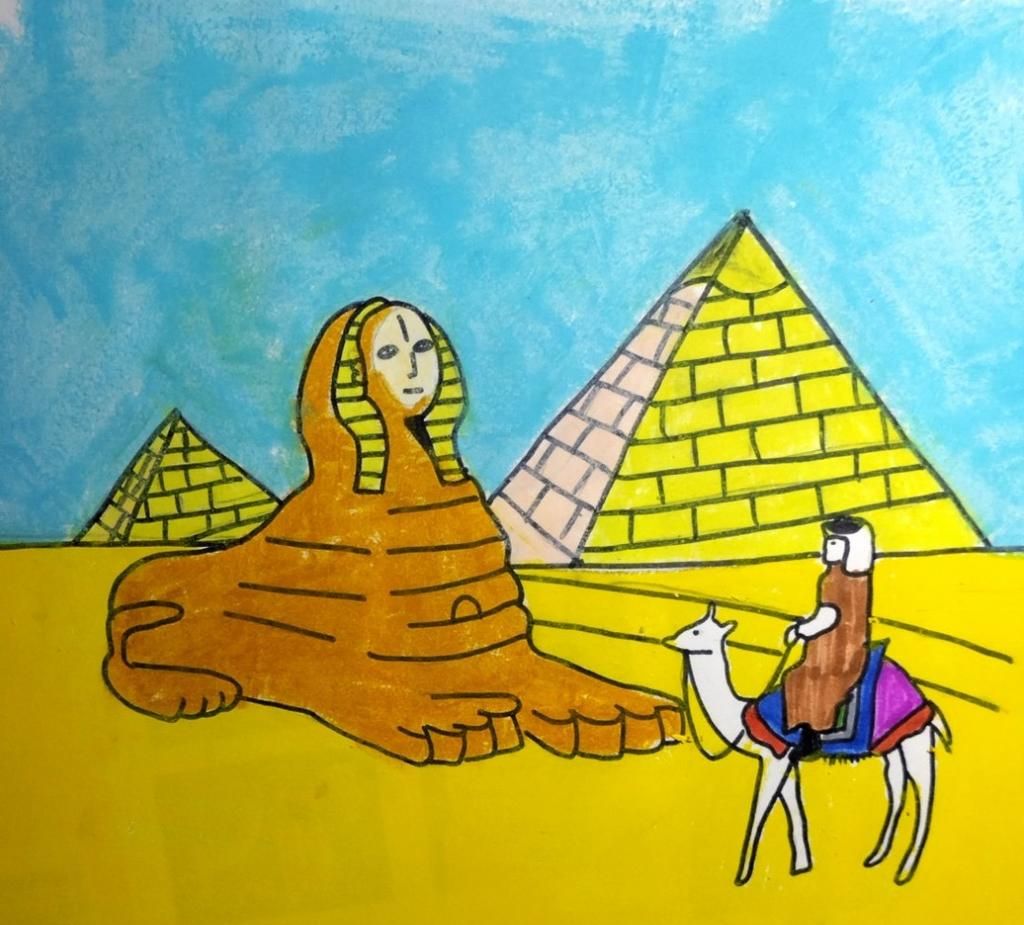 Top 67+ tranh vẽ kim tự tháp siêu hot - thtantai2.edu.vn