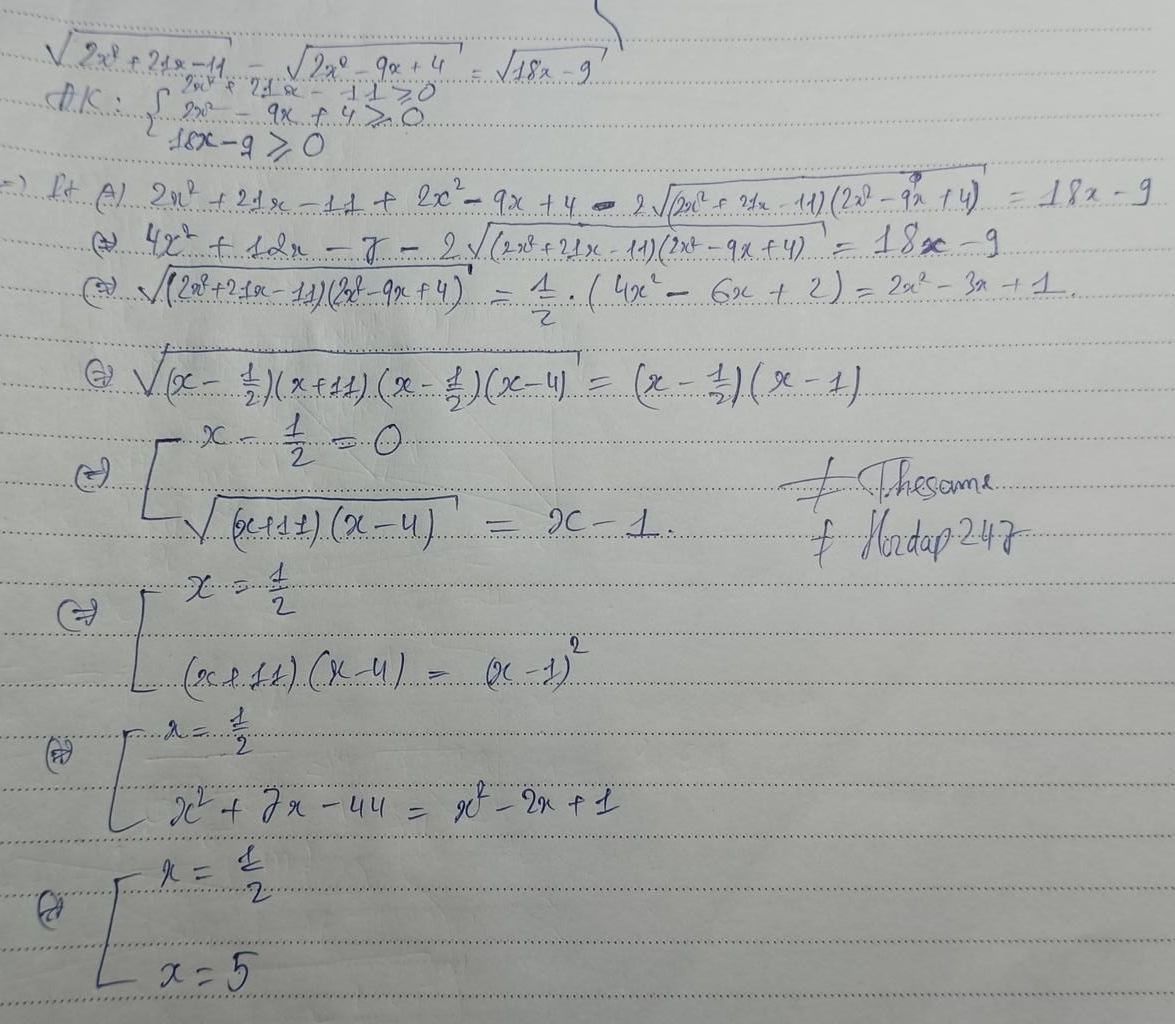 sqrt-2x-2-21x-11-sqrt-2x-2-9x-4-sqrt-18x-9-c-u-h-i