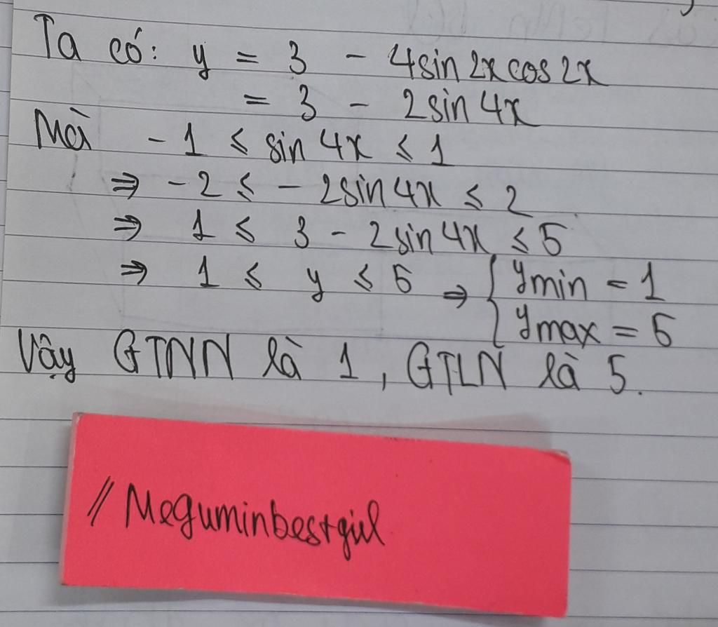 T m gtln gtnn c a h m s y 3 4 sin2x cos2x c u h i 5077327 hoidap247